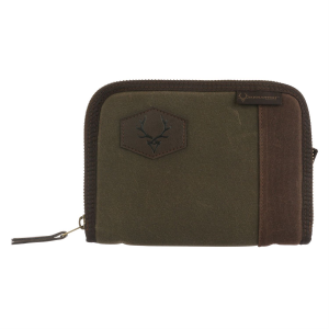 Evolution Outdoor Rawhide Series 44378-EV, Pistol Case, Fits Most Handguns Up to 8 in, Cotton Duck Canvas Construction, Green 44378-EV