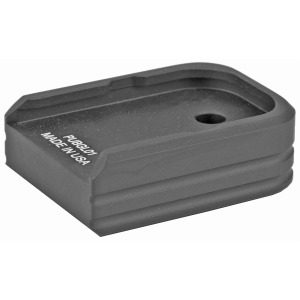 Leapers PUBGL01, Inc. - UTG +0 Base Pad, Aluminum, Matte Black Color, Anodized Finish - Leapers