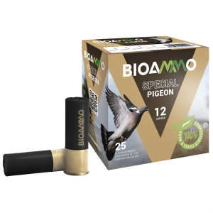 WINCHESTER Ammunition Bioammo, Dove & Pigeon, 12 Gauge, 2.75 In, #8, 1-1/4 Oz, Lead Shotshell, 25 Round Box Bl3680