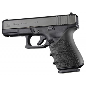 Hogue 17050 HandAll Beavertail Grip Sleeve Textured Black Rubber for Glock 19\t 23\t 32\t 38 Gen1\t2\t5