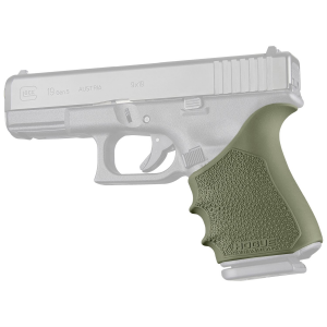 Hogue HandALL Beavertail Grip Sleeve 17051, Fits Glock 19,23,32, 38 Gen 1-2-5, OD Green 17051