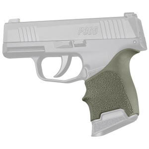 Hogue HandAll Beavertail Grip Sleeve 18701, Fits Sig P365, OD Green 18701