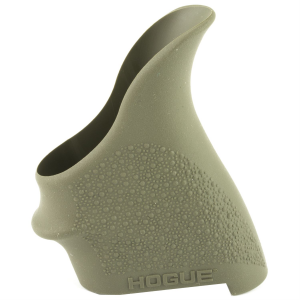 Hogue HandALL Beavertail Grip 18201, Fits Glock 42/43, Rubber, Finger Grooves, OD Green 18201