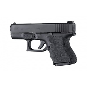 Hogue Wrapter Grit Adhesive Grip, Matte Finish, Black, For Glock 26/27/33 Generation 3 18639