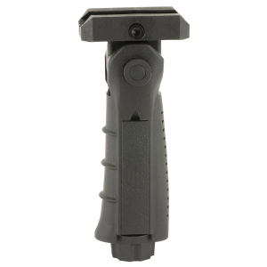 Leapers, Inc. - UTG Model 4 Vertical Foregrip, Fits Picatinny, Ergonomic, Ambidextrous, 5-position Foldable Foregrip, Black RB-FGRP170B - Leapers