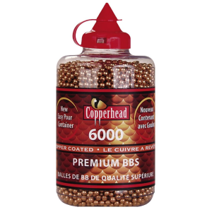 Crosman 0767 Copperhead 177 Copper-Coated Steel 6000 Per Bottle