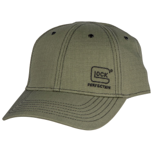 Glock AS10079 1986 Ripstop Olive Hat w/Glock Perfection Logo Adjustable Velcro Back