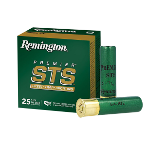 REMINGTON Ammunition 20155 Premier Sts 12 Gauge 2.75 In 1 Oz 8 Shot 25 Per Box/ 10 Cs