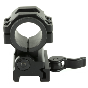 Leapers, Inc. - UTG Ring, Fits Picatinny/Weaver, 30mm, Black Finish, Flip-To-Side, Quick Detach Ring Mount RG-MF30QS - Leapers