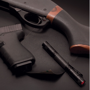 Hogue 17079 D.I.Y. Wrapter Adhesive Grip made of Heavy Grit with Black Finish & 5 in x 6.75 in Dimensions for Firearms