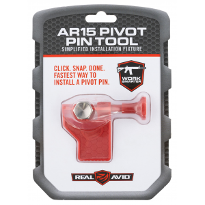 Real Avid AVAR15PPT Pivot Pin Tool Red Polymer Rifle for AR-15 Includes Detent Plunger\t Large Pin\t & Install Tool