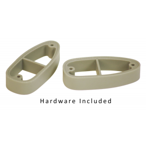 Crickett KSA000009 LOP Spacer Kit Tan Polymer Fits Crickett Synthetic Rifles\t Kit includes 2 3/4 in Spacers\t 2 Long & 2 Short Butt Plate Screws & Instruction Card
