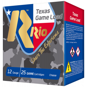  Ammunition TG368TX Top Game Texas Game Load 12 Gauge 2.75 In 1 1/4 Oz 8 Shot 25 Per Box/ 10 Case Ammo