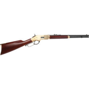 CIMARRON 1866 Yellowboy .38sp 24 In Octagon Brass/blued Walnut Ca222
