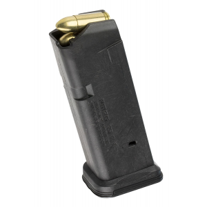 Magpul MAG550-BLK PMAG GL9 15rd 9mm Luger Compatible w/Glock 19 Black Polymer