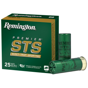 REMINGTON Ammunition 20112 Premier Sts 12 Gauge 2.75 In 1 1/8 Oz 8 Shot 25 Per Box/ 10 Cs