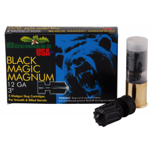 BRENNEKE Sl123bmm Black Magic Magnum 12 Gauge 3 In 1 3/8 Oz Slug Shot 5 Per Box/ 50 Cs 301281120273 6139