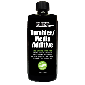 Flitz TA04835 Tumbler Media Additive Compatible w/Corn Cob & Walnut Media 7.6 oz. Squeeze Bottle