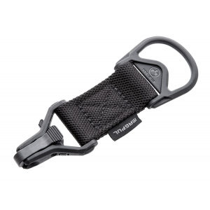 Magpul MAG516-BLK MS1/MS3 Sling Adapter made of Steel with Black Melonite Finish\t Polymer Hardware\t Nylon 1.25 in Webbing & Two to One-Point Design for AR-15\t M4 & M16
