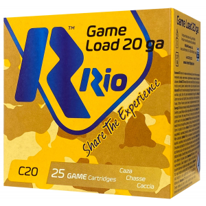  Ammunition RC206 Game Load 20 Gauge 2.75 In 1 Oz 6 Shot 25 Per Box/ 10 Case Ammo