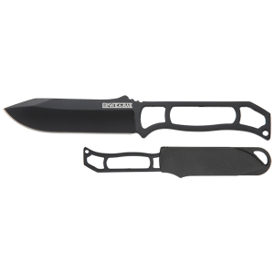 Ka-Bar BK23BP Becker Skeleton 3.25 in Fixed Clip Point Plain Black 5Cr15MoV SS Blade\t Black Skeletonized 5Cr15MoV SS Handle\t Includes Sheath