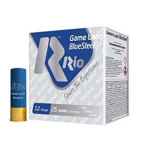  Ammunition GLBS325 Game Load BlueSteel 12 Gauge 2.75 In 1 1/8 Oz 5 Shot 25 Per Box/ 10 Case Ammo