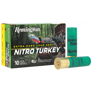 REMINGTON Ammunition 26690 Nitro Turkey 12 Gauge 2.75 In 1 1/2 Oz 4 Shot 10 Per Box/ 10 Cs