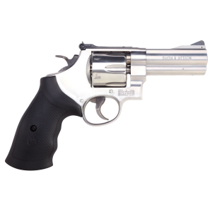 Smith & Wesson 12463 Model 610 10mm Auto or 40 S&W Stainless Steel 4 in Barrel, 6rd Cylinder & N-Frame, Black Polymer Grip, Internal Lock , Revolver