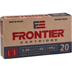 ntier Cartridge FR200 Rifle 5.56 NATO 55 Gr Full Metal Jacket (FMJ) 20 Bx/ 25 Cs Ammo