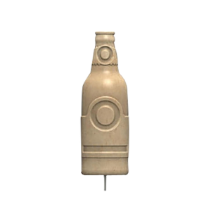 Birchwood Casey 3DSTBTL 3D Stake Target Beige Bottle 6 Pack