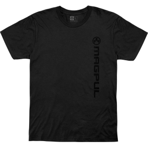 Magpul MAG1113-001-S Vertical Logo Black Cotton Short Sleeve Small