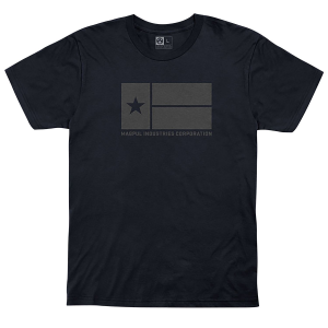 Magpul MAG1201-410-S Lone Star Navy Cotton/Polyester Short Sleeve Small