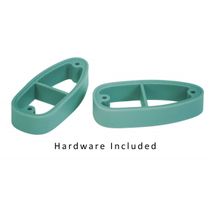 Crickett KSA000011 LOP Spacer Kit Blue Polymer Fits Crickett Synthetic Rifles\t Kit Includes 2 3/4 in Spacers\t 2 Long & 2 Short Butt Plate Screws & Instruction Card