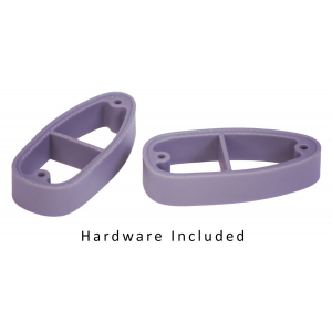 Crickett KSA000012 LOP Spacer Kit Purple Polymer Fits Crickett Synthetic Rifles\t Kit Includes 2 3/4 in Spacers\t 2 Long & 2 Short Butt Plate Screws & Instruction Card