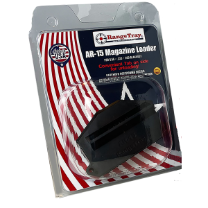 RangeTray RTAR15LOADER Mag Loader Made of ABS Plastic with Black Finish for 223 Remt 300 Blackoutt 5.56x45mm NATO AR-15 - Rangetray