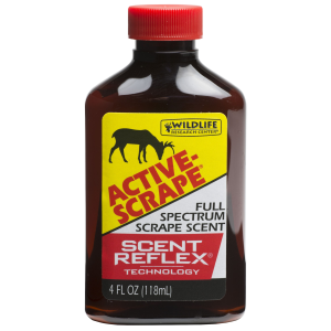 Wildlife Research 2404 Active-Scrape Deer Attractant Doe In Estrus/Buck Urine Scent 4 oz Bottle