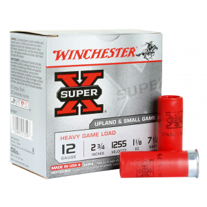 WINCHESTER Ammo Xu12h7 Super X Heavy Game Load 12 Gauge 2.75 In 1 1/8 Oz 7.5 Shot 25 Per Box/ 10 Case