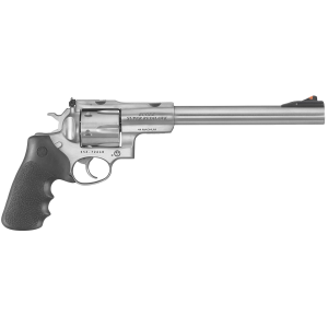 Ruger 5502 Super Redhawk Large Frame 44 Rem Mag/44 Special 6rd 9.50 in Satin Stainless Steel w/Integral Mount Barrel, Satin Cylinder & Frame, Hogue Tamer Monogrip, Transfer Bar Safety, Exposed Hammer , Revolver