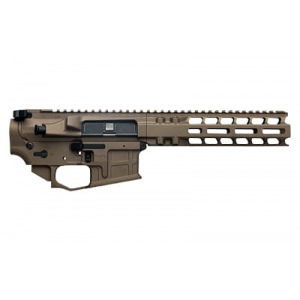 Radian Weapons AX556, Billet Upper/Lower Set, Semi-auto, 556 NATO/223 Remington, Ambidextrous, Cerakote Finish, Brown, Includes Radian Talon Ambidextrous Safety, Hammer Pin, 8.5 in MLOK Handguard R0437 - Radian Weapons