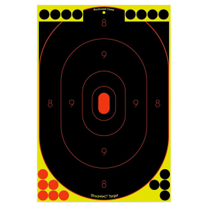 Birchwood Casey 34605 Shoot-N-C Reactive Target Self-Adhesive Paper Universal Multi Color Silhouette Includes Pasters 5 Pack