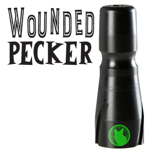 Predator Tactics 97507 Wounded Pecker Closed Call Woodpecker Sounds Attracts Predators Black Polycarbonate