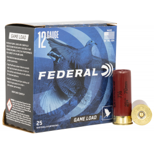 FEDERAL H12175 Game-shok Upland 12 Gauge 2.75 In 1 Oz 7.5 Shot 25 Per Box/ 10 Cs