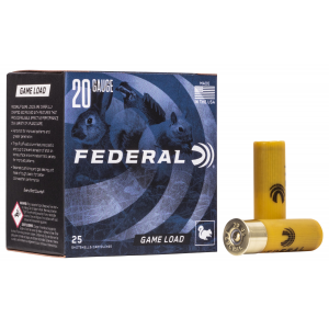 FEDERAL H20075 Game-shok Upland 20 Gauge 2.75 In 7/8 Oz 7.5 Shot 25 Per Box/ 10 Cs