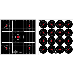 Birchwood Casey 35325 Dirty Bird Combo Pack Bullseye Tagboard Target 12 in 12 Per Pkg