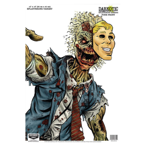 Birchwood Casey 35645 Darkotic Fine Print Zombie Lawyer Paper Hanging Universal 12 in x 18 in Multi-Color Impact Enhancement Splatter 8 Per Pkg
