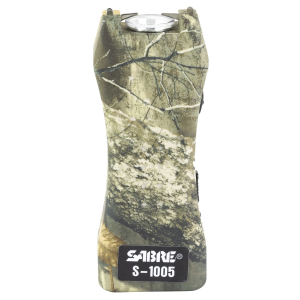 Sabre Stun Gun S-1005-CM, 1.600 uC Mini Stun Gun w/ Holster, Real Tree Camo S-1005-CM
