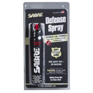 Sabre M120L Magnum Self Defense Police Magnum Pepper Spray Range 8-10 ft 4.36 oz
