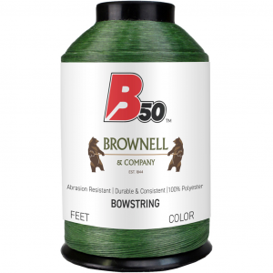 Brownell B50 String Material Hunter Green 1/4 lb FA-TDHG-B50-14