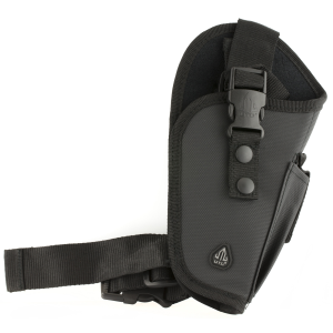 Leapers - UTG Elite Tactical Leg Holster, Fits Most Large Autos, Right Hand, Black PVC-H168ET