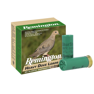 REMINGTON Ammunition 28757 Heavy Dove Loads 12 Gauge 2.75 In 1 1/8 Oz 8 Shot 25 Per Box/ 10 Cs